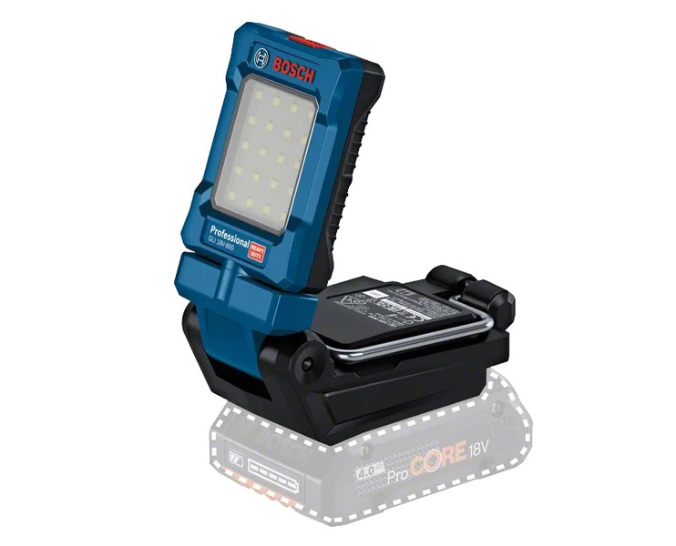 Bosch Lampa akumulatorowa GLI 18V-800, 18V, bez akumulatorów i ładowarki, karton