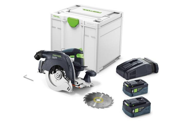 Festool Akumulatorowa ręczna pilarka tarczowa HKC 55 Li 5,0 EBI-Plus-SCA
