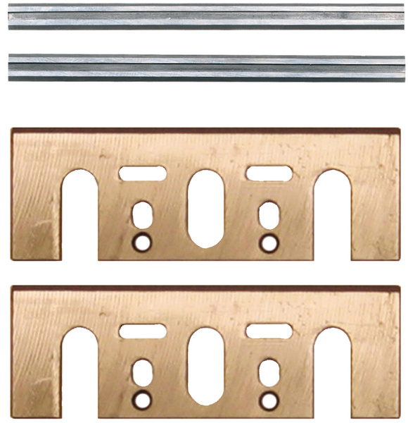 Makita Ostrze tnące 82 mm (dwustronne) 2 szt + 2 płytki dociskowe