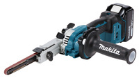 Makita Akumulatorowy pilnik taśmowy DBS180RTJ 18V Li-Ion 2 x 5.0 Ah, DC18RC, Makpac