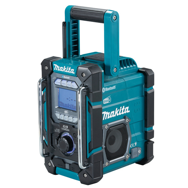 Makita Akumulatorowy odbiornik radiowy Bluetooth, DAB/DAB+ z ładowarką CXT/LXT DMR301