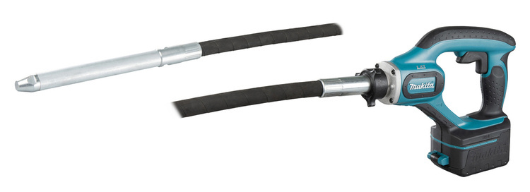 Makita Akumulatorowy zagęszczacz do betonu DVR450RTE 2x 5.0 Ah, DC18RC, walizka