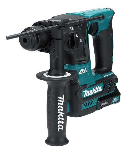 Makita Akumulatorowa młotowiertarka HR166DSMJ 10,8 V BL Li-Ion 2x4,0Ah CXT, ładowarka, walizka Makpac