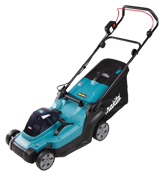 Makita Akumulatorowa kosiarka do trawy LM004GM103 XGT 40V max 43 cm szerokości koszenia w zestawie z akumulatorem 4.0 Ah, ładowarką